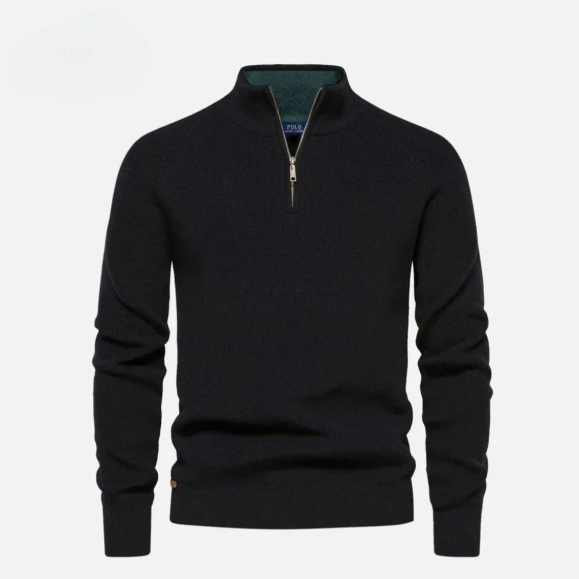 Half Refined Pure Zip Pullover