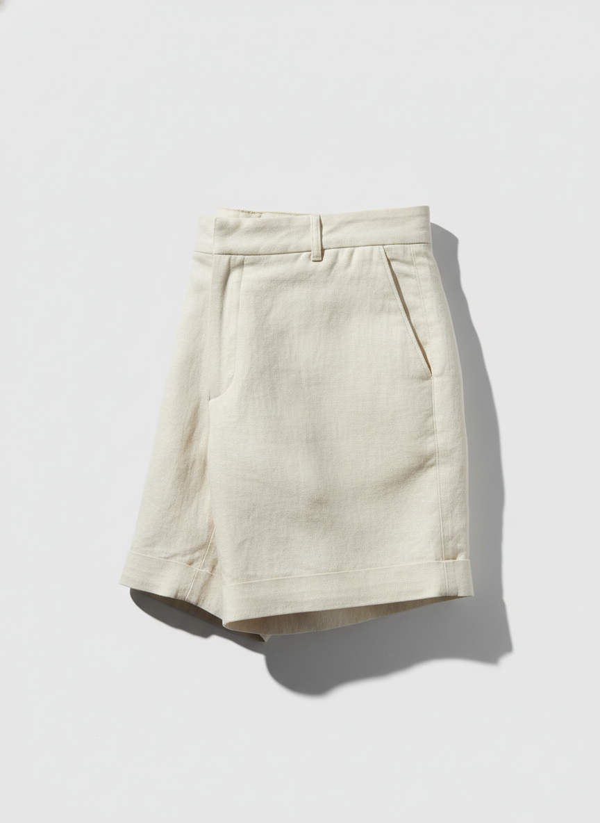 Riviera Tailored Linen Shorts